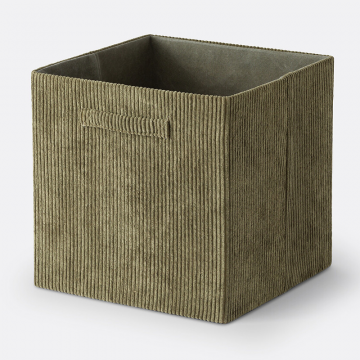 Корзина-куб складная из вельвета Veloudo  единый размер зеленый