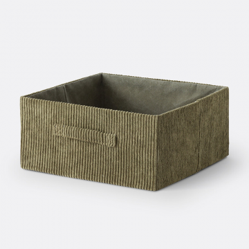 Корзина складная из вельвета Veloudo  единый размер зеленый