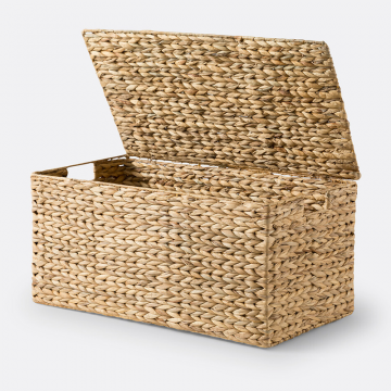 Сундук из водного гиацинта Semra  единый размер бежевый