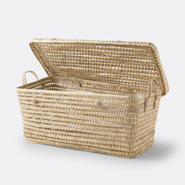 Сундук из пальмовых листьев Ghada  единый размер бежевый