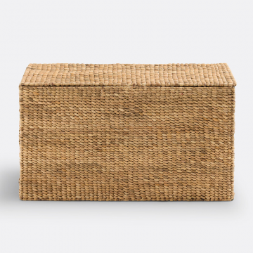 Сундук из водного гиацинта Semra  единый размер бежевый