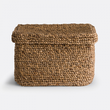 Сундук из водного гиацинта Д51 см Lilyta  единый размер бежевый