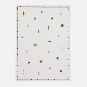 Ковер детский из переработанного хлопка Nalya  120 x 170 см разноцветный