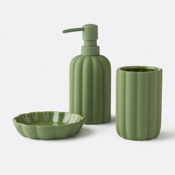 Набор для ванной комнаты Tinio  единый размер зеленый