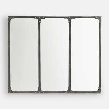 Зеркало в стиле хай-тек Lenaig  единый размер серый