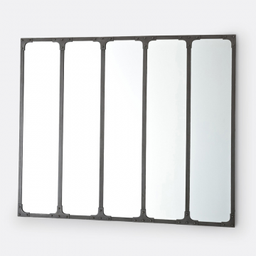 Зеркало в стиле хай-тек Lenaig  единый размер серый