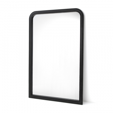 Зеркало из массива мангового дерева 100x160 см Afsan  единый размер черный