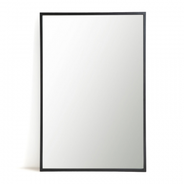 Зеркало с отделкой металлом XXL Lenaig  единый размер черный