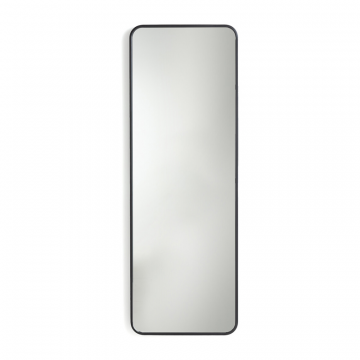 Зеркало с отделкой металлом В120 см Iodus  единый размер черный