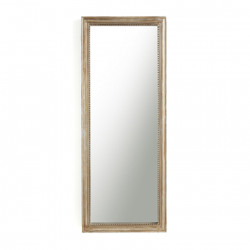 Зеркало прямоугольное из мангового дерева 55x140 см Afsan  единый размер золотистый