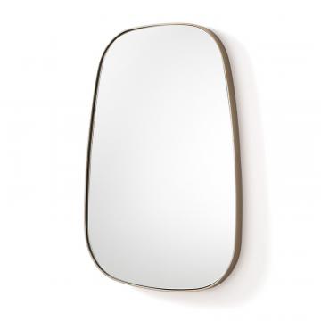 Зеркало из металла Iodus  единый размер желтый