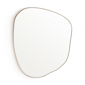 Зеркало органичной формы размер S Ornica  единый размер желтый
