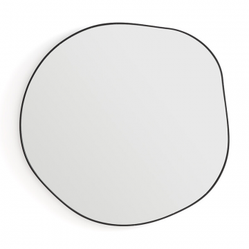 Зеркало органичной формы размер S Ornica  единый размер черный