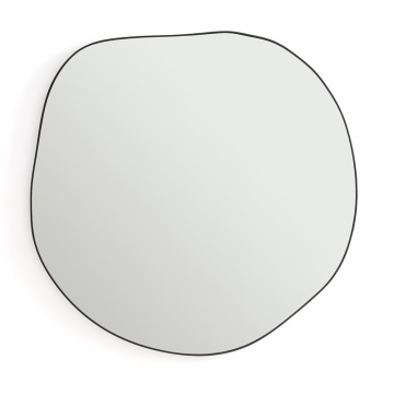 Зеркало органичной формы размер M Ornica  единый размер черный