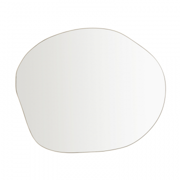 Зеркало органичной формы 120 x 100 см Ornica  единый размер желтый