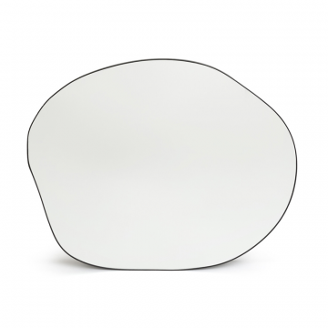 Зеркало органичной формы 120 x 100 см Ornica  единый размер черный