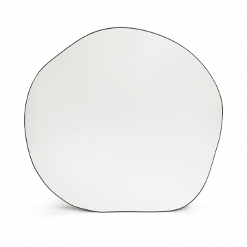 Зеркало органичной формы 120x120 см Ornica  единый размер черный