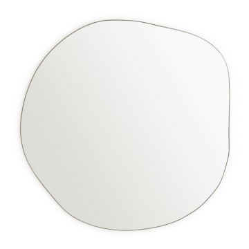 Зеркало органичной формы 120x120 см Ornica  единый размер желтый