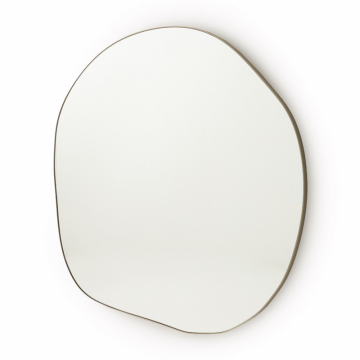 Зеркало органичной формы 100x100 см Ornica  единый размер желтый