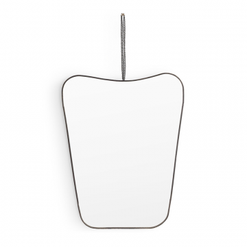 Зеркало с отделкой из латуни 30 x 40 см Uyova  единый размер черный