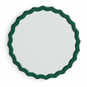 Зеркало с волнистой отделкой 35 см Nadima  единый размер зеленый