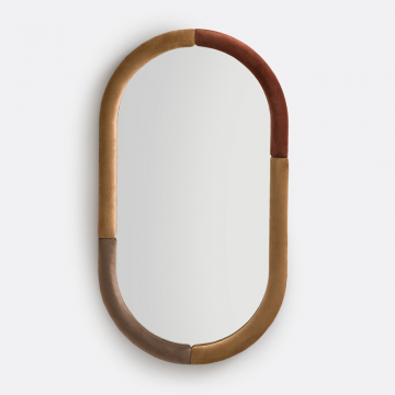 Зеркало с отделкой из велюра 45 x 80 см Ulto  единый размер разноцветный