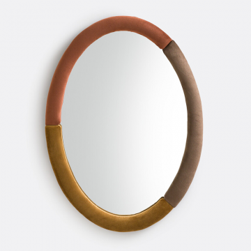 Зеркало с отделкой из велюра 43 x 60 см Ulto  единый размер разноцветный