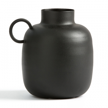 Ваза-шар из металла Anaa  единый размер черный