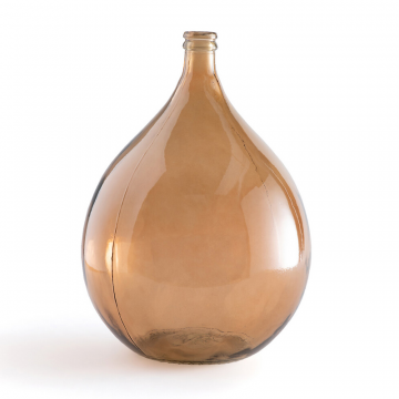 Ваза-бутыль из стекла Izolia  единый размер каштановый