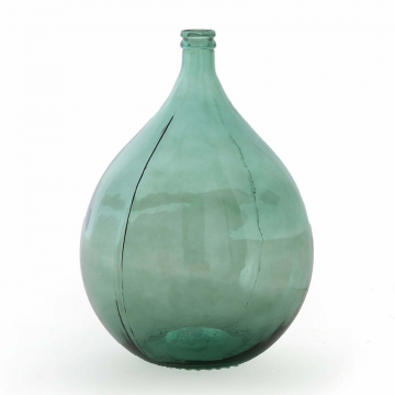 Ваза-бутыль из стекла Izolia  единый размер зеленый