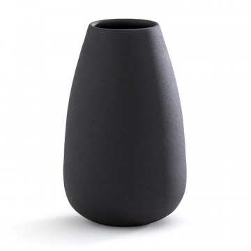 Ваза из рифленого металла Anaa  единый размер черный