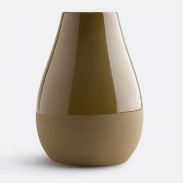 Ваза из керамики В19 см Pastela  единый размер зеленый