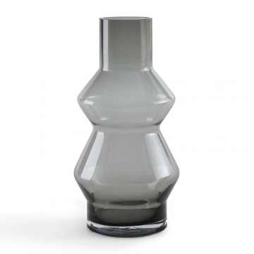 Ваза стеклянная высота 27 см Chably  единый размер серый