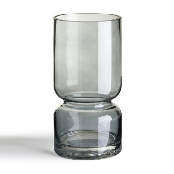 Ваза из тонированного стекла В22см Sinao  единый размер серый