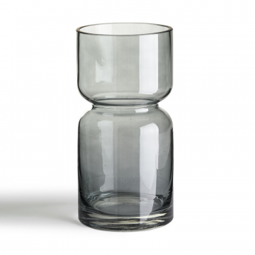 Ваза из тонированного стекла В22см Sinao  единый размер серый