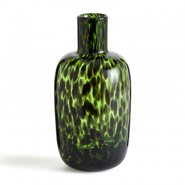 Ваза из пятнистого стекла высота  30 см Fauvita  единый размер разноцветный