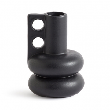 Ваза декоративная из фаянса В215 см Mayala  единый размер черный