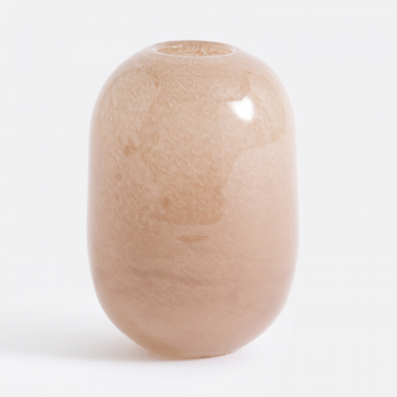 Ваза округлая из стекла В145 см Iva  единый размер бежевый