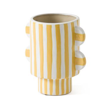 Ваза из фаянса В195 см Drio  единый размер желтый