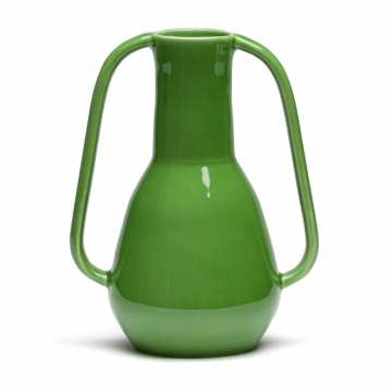 Ваза из керамики В24 см Tivano  единый размер зеленый