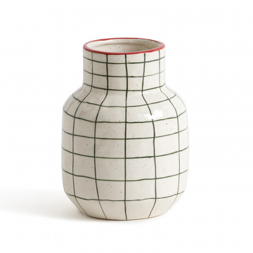 Ваза из керамики в клетку В144 см Neios  единый размер разноцветный