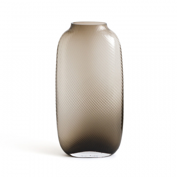 Ваза из тонированного граненого стекла В305 см Anadia  единый размер серый