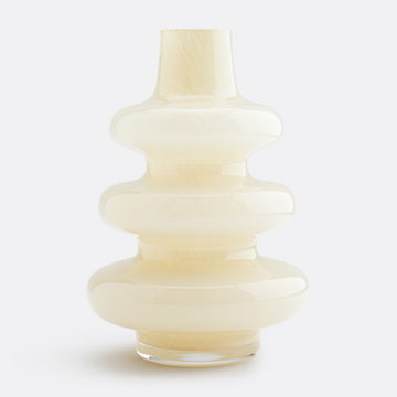 Ваза из стекла В23 см Olia  единый размер желтый