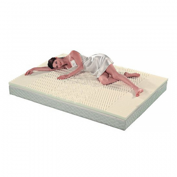 Матрас-топпер анатомический из пенополистирола  140 x 190 см желтый