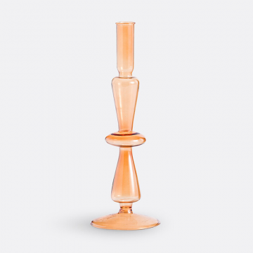 Подсвечник из стекла В25 см Chilava  единый размер оранжевый