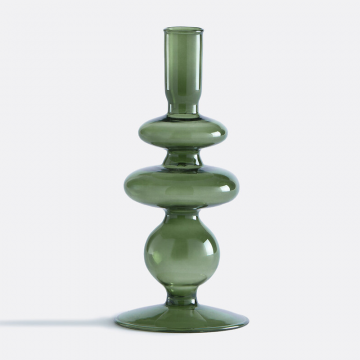 Подсвечник из стекла В20 см Chilava  единый размер зеленый