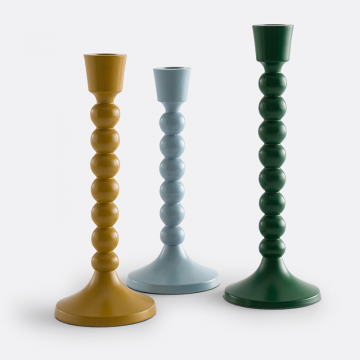 Комплект из трех подсвечников, Riya La Redoute единый размер разноцветный