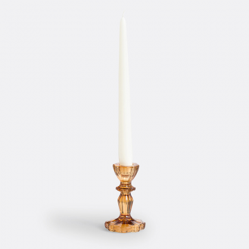 Подсвечник из стекла В103 см Carsa  единый размер каштановый