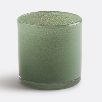 Подсвечник из цветного стекла Iva  единый размер зеленый