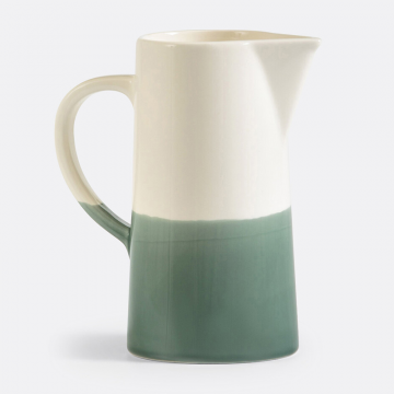 Кувшин керамический декоративный Zalato  единый размер зеленый